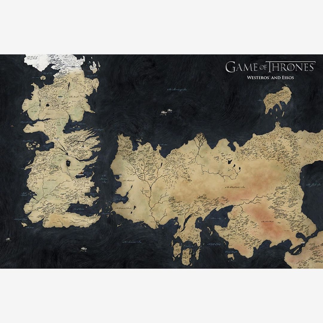 GAME OF THRONES WESTEROS MAP MAXI POSTER (A17)
