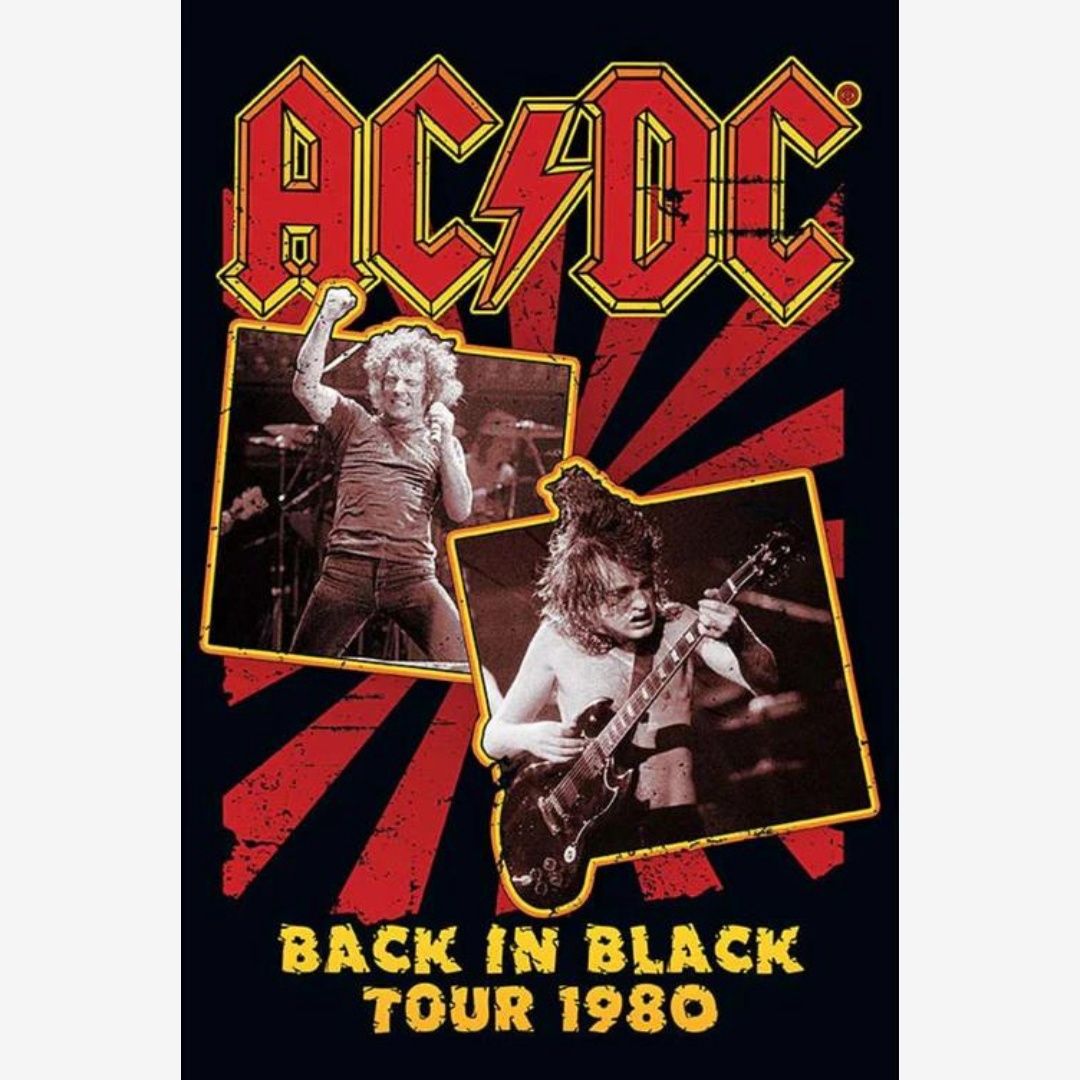 ACDC BACK IN BLACK 80 MAXI POSTER (16)