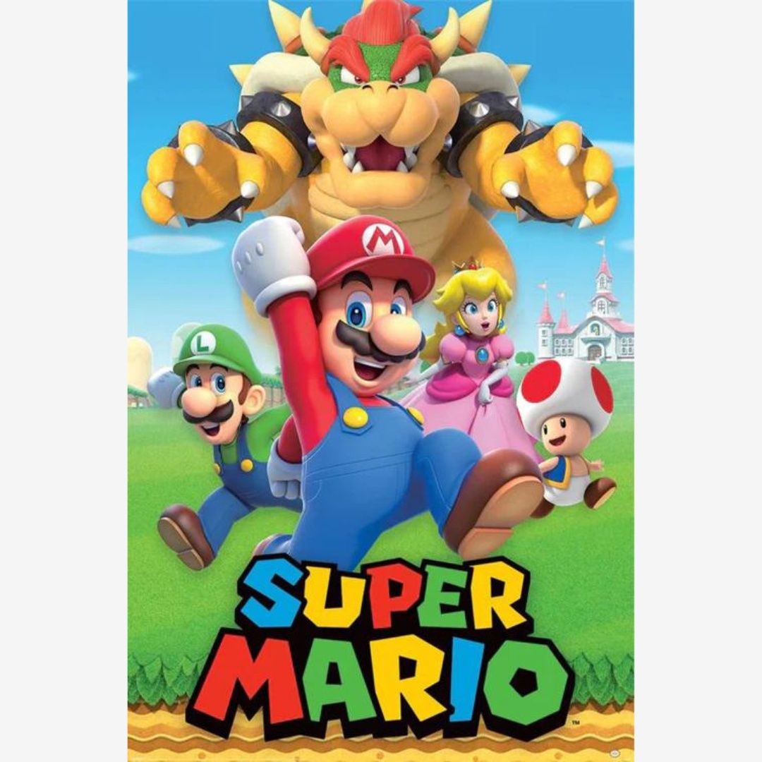 SUPER MARIO (CHARACTER MONTAGE) MAXI POSTER (W)
