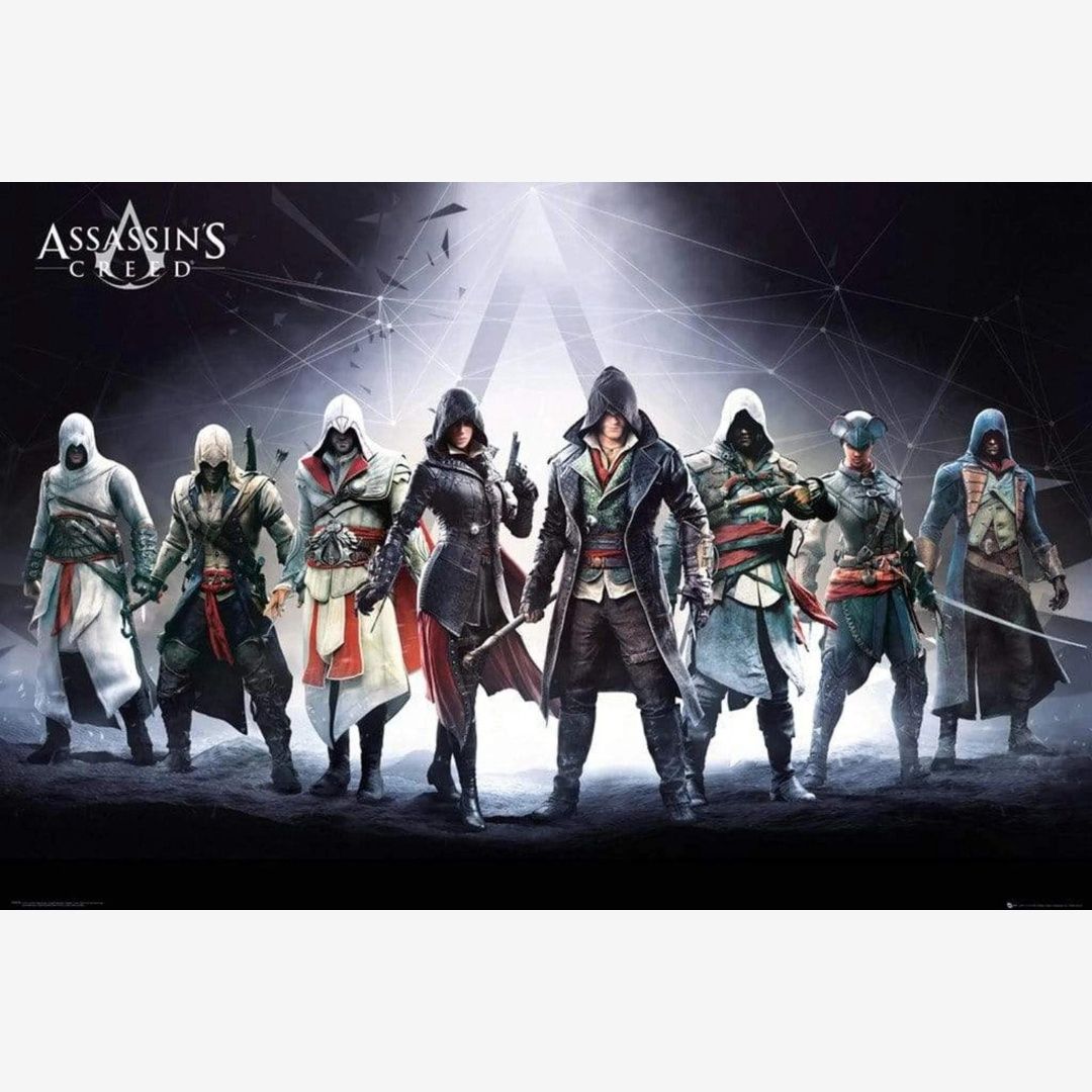 ASSASSINS CREED CHARACTERS MAXI POSTER (SALE)