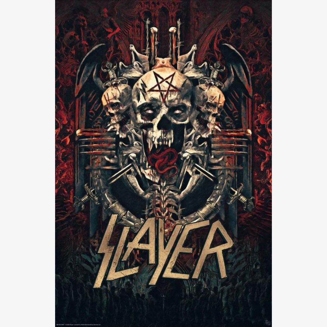 SLAYER SKULLAGRAMM MAXI POSTER (A4)