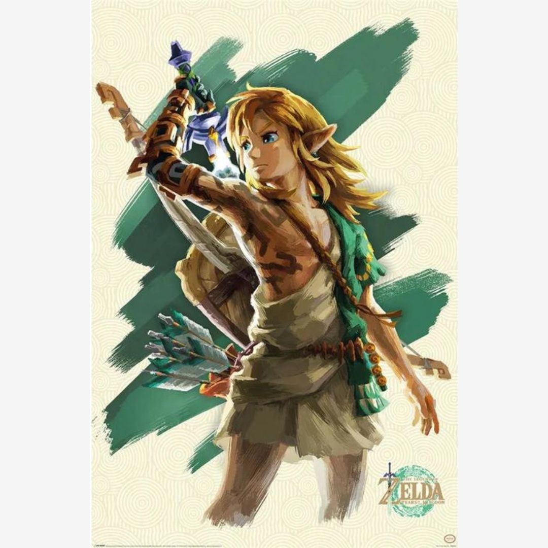 THE LEGEND OF ZELDA: TEARS OF THE KINGDOM (LINK UNLEASHED) MAXI POSTER (A49)