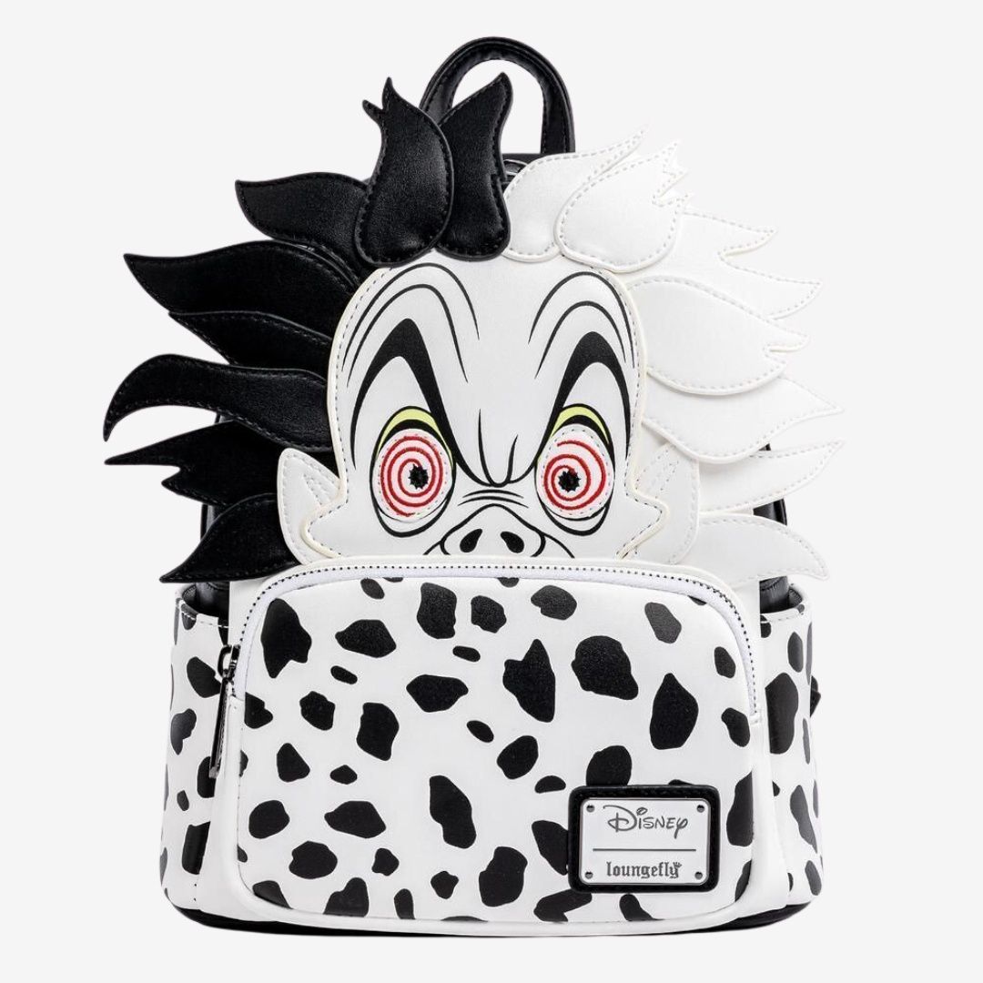 Loungefly Disney Villians Cruella De Vil Dalmatians Mini Backpack