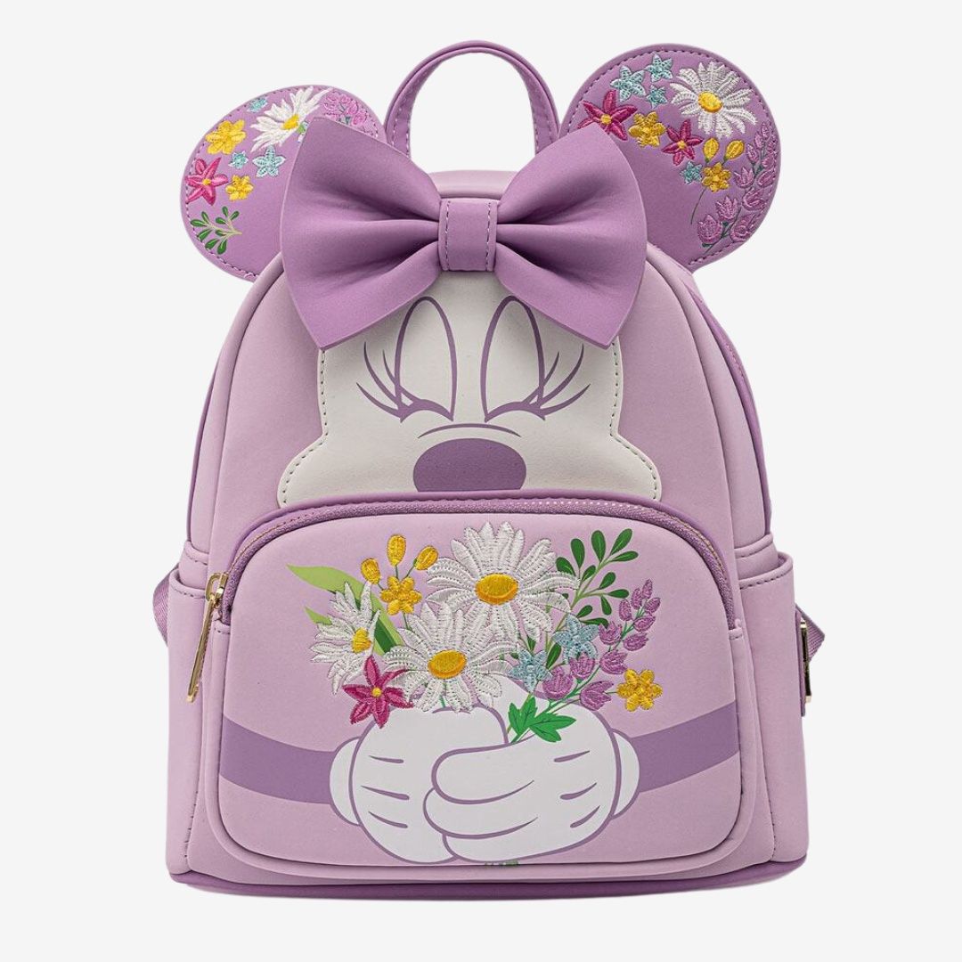 Loungefly Disney Minnie Holding Flowers Mini Backpack