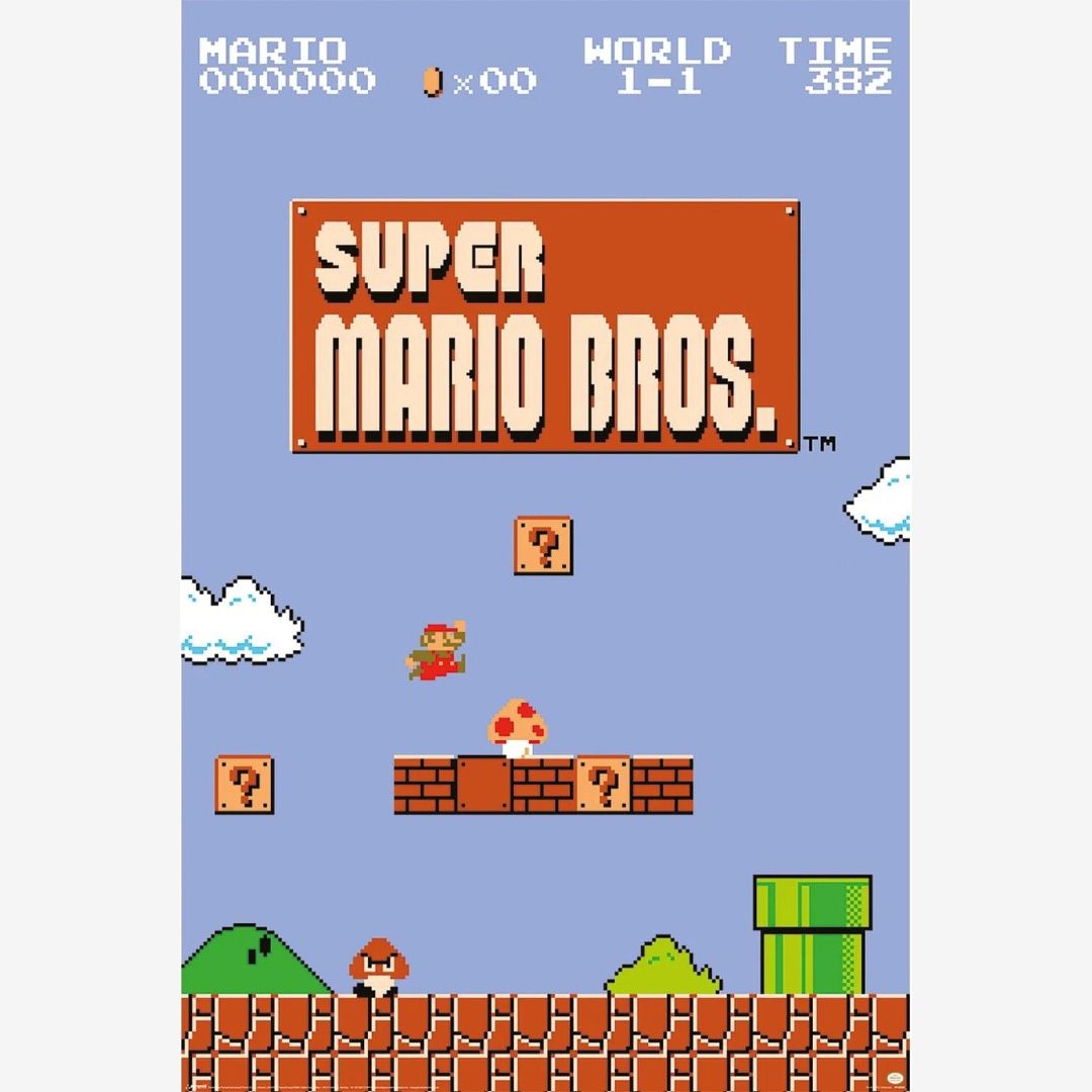 SUPER MARIO BROS. (WORLD 1-1) MAXI POSTER (P)