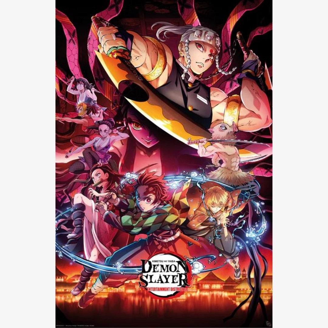 DEMON SLAYER ENTERTAINMENT DISTRICT MAXI POSTER (A28)