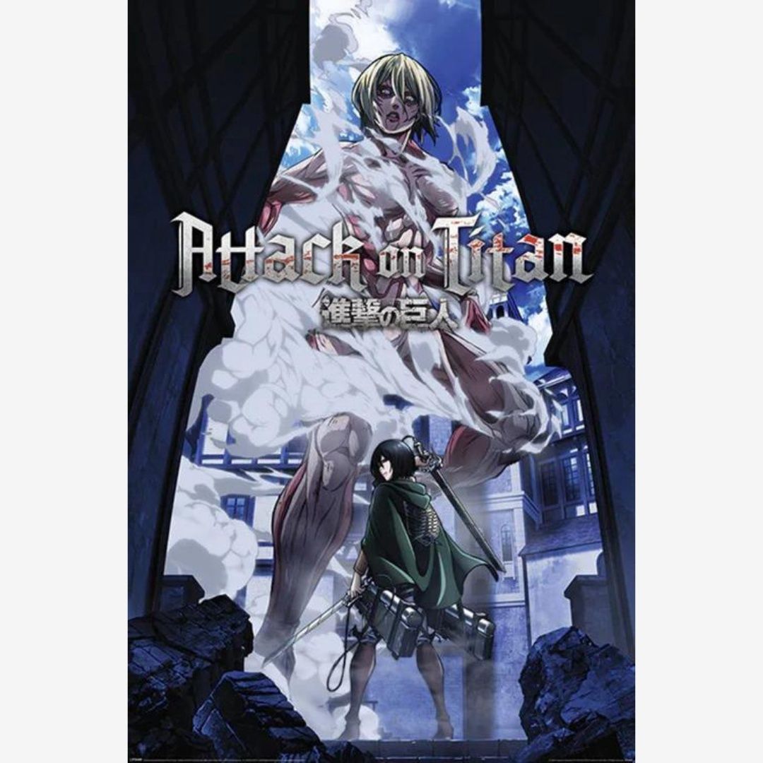 ATTACK ON TITAN S3 (FEMALE TITAN APPROACHES) MAXI POSTER (V)
