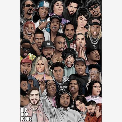 HIP HOP ICONS MAXI POSTER (A78)
