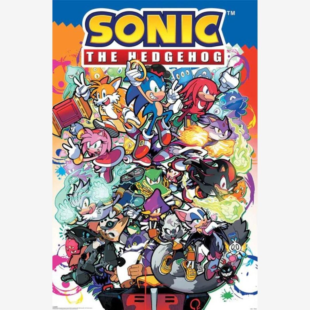 SONIC THE HEDGEHOG (SONIC COMIC CHARACTERS) MAXI POSTER (A85)
