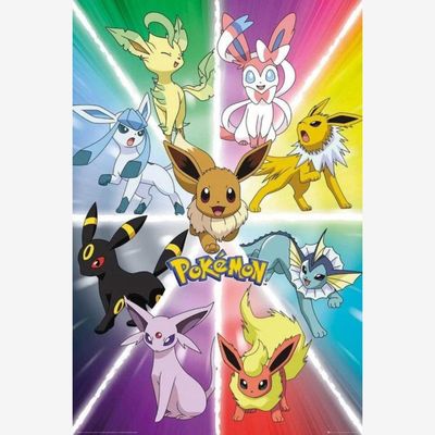 POKEMON EEVEE EVOLUTION MAXI POSTER (A44)