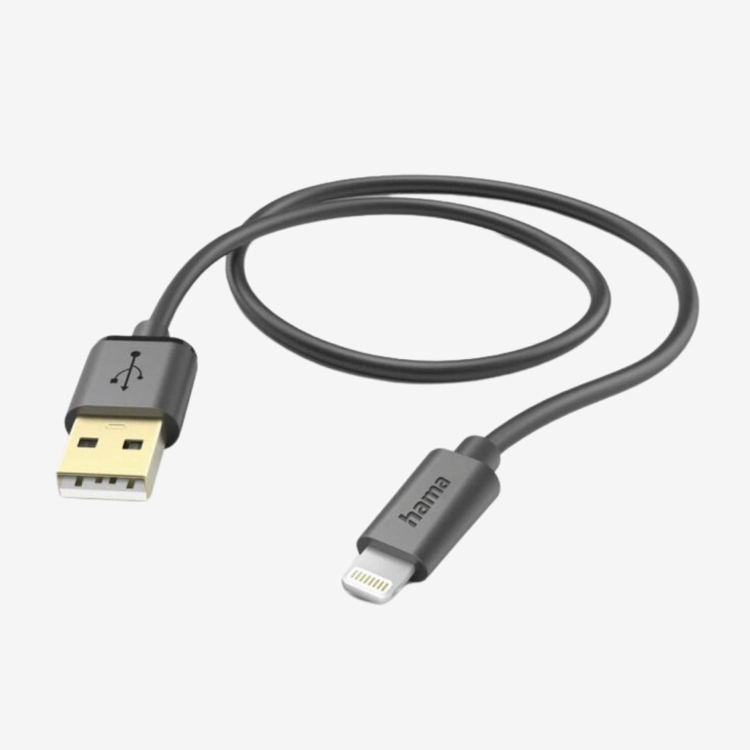 Lightning to USB-A 1.5m Black Cable