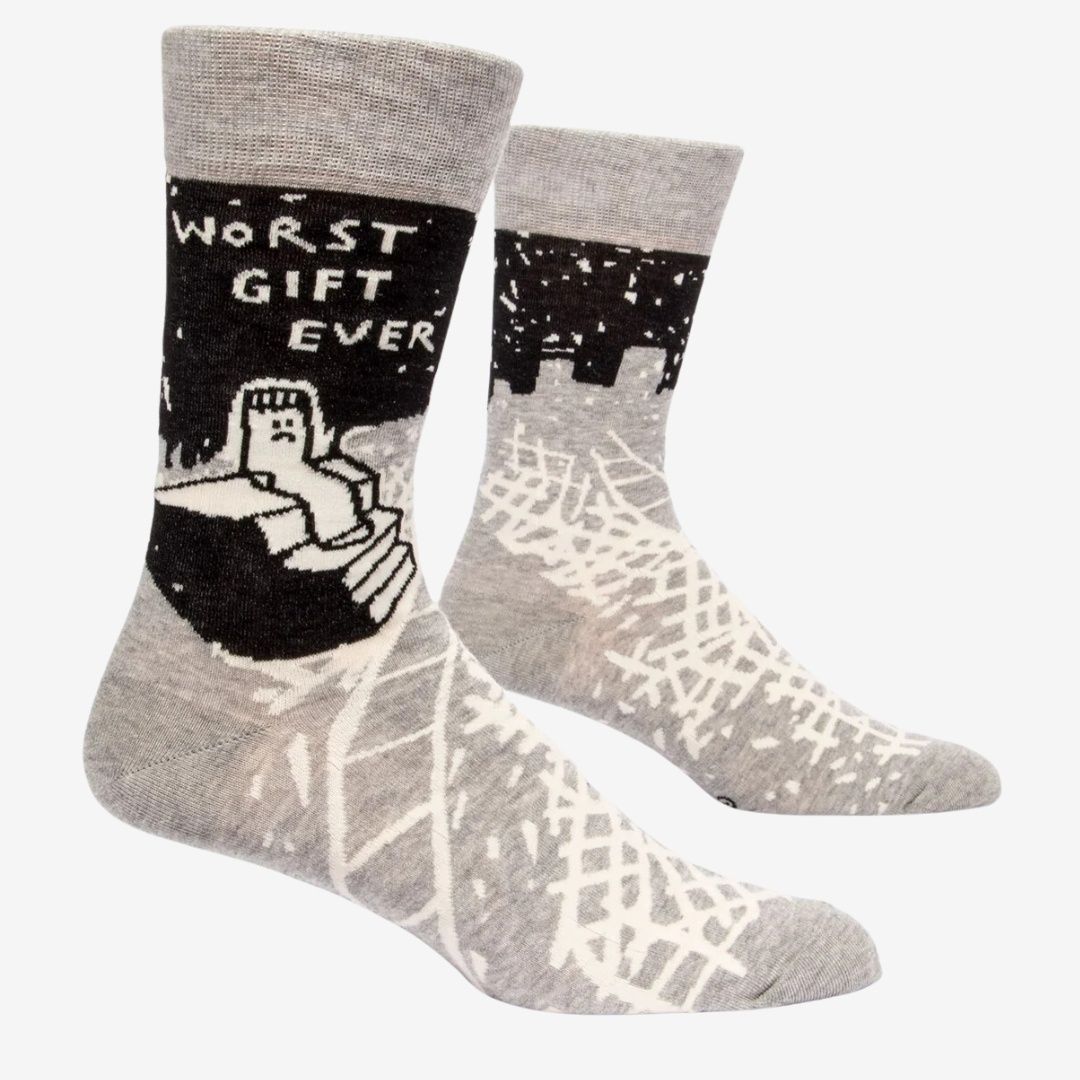 Worst Gift Ever Men&#39;s Crew Socks