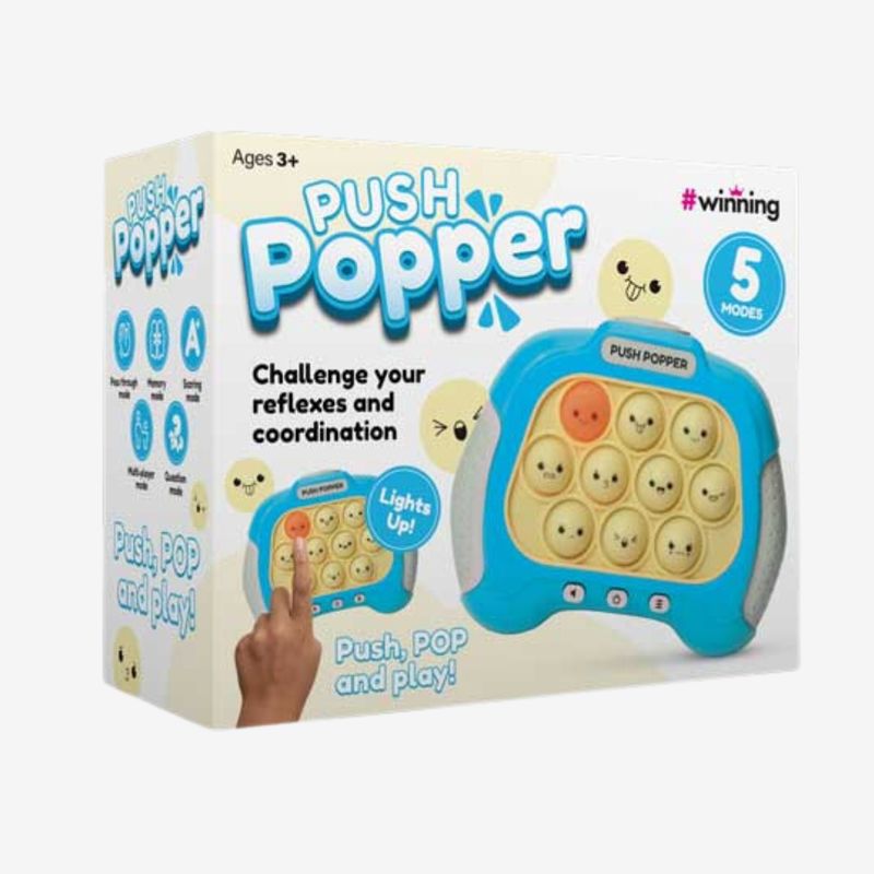 Push Popper Game | Blue