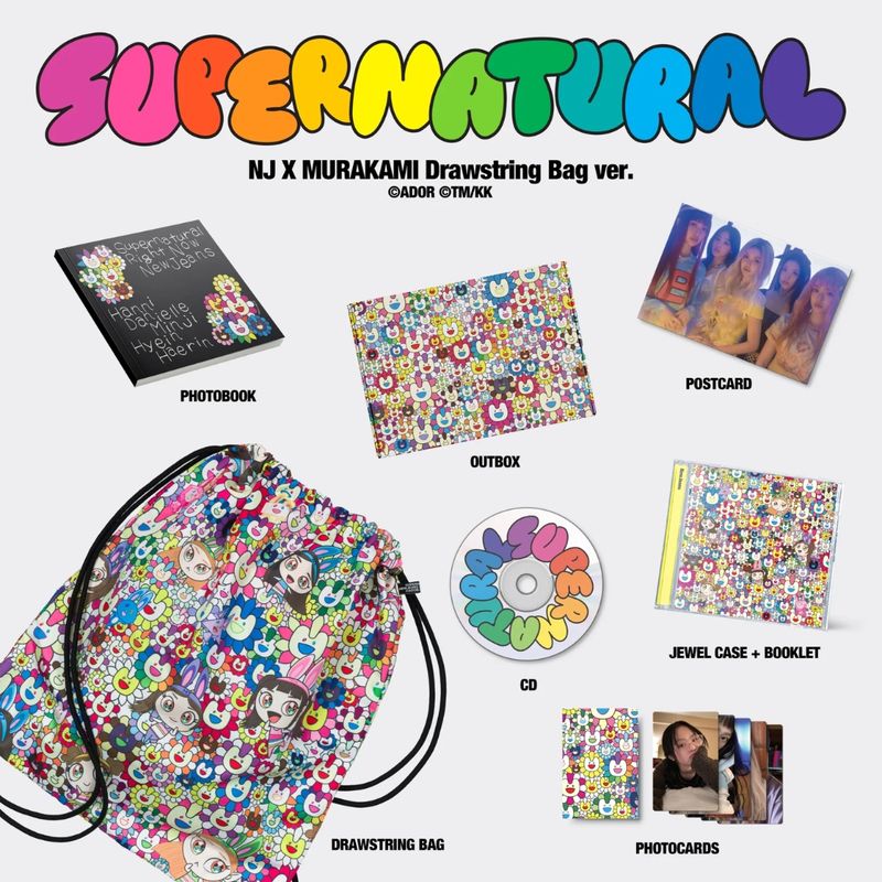 NewJeans | Supernatural | Drawstring Bag Version | CD