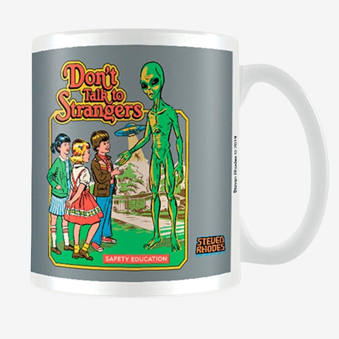 Don&#39;t Talk To Strangers Mug (Steven Rhodes)