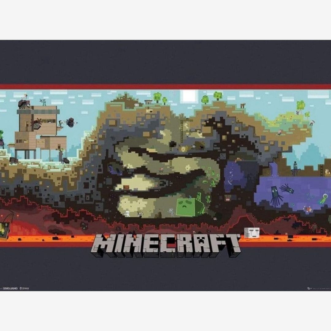 MINECRAFT UNDERGROUND MAXI POSTER (A69)