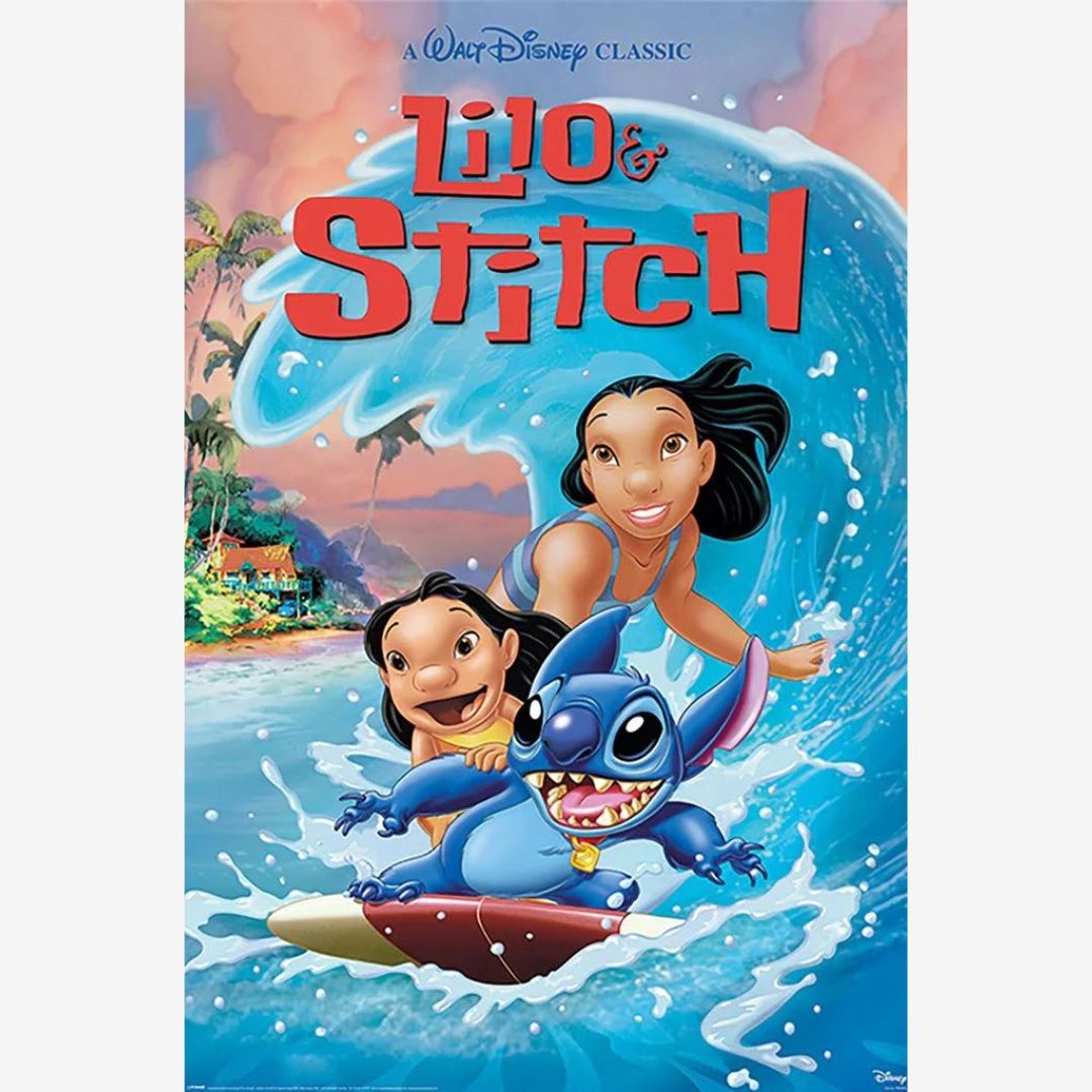 LILO &amp; STITCH (WAVE SURF) MAXI POSTER (A16)