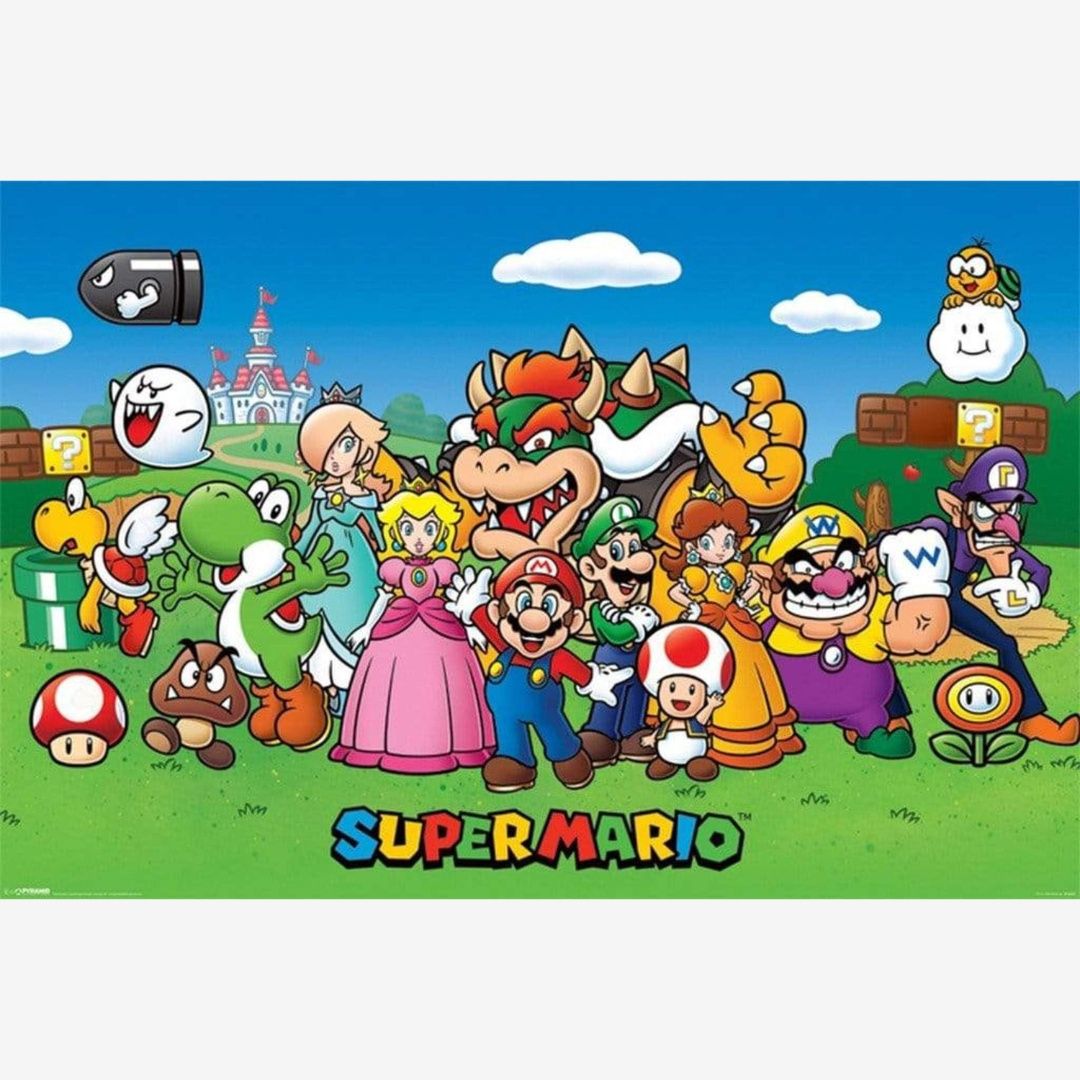 Super Mario Characters Maxi Poster (A41)