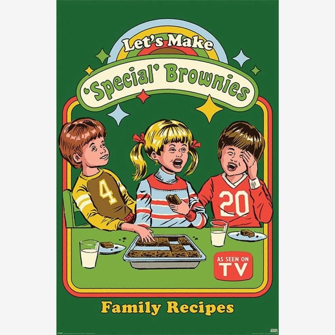 STEVEN RHODES (LETS MAKE SPECIAL BROWNIES) MAXI POSTER (A68)