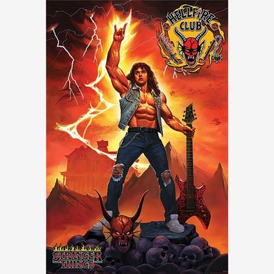 STRANGER THINGS 4 (HELLFIRE CLUB ROCK GOD) MAXI POSTER (J)