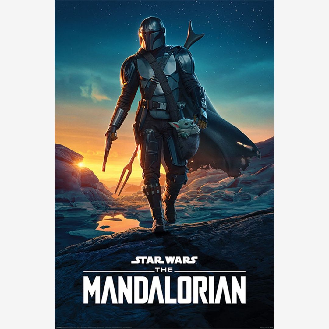 STAR WARS THE MANDALORIAN (NIGHTFALL) MAXI POSTER (A96)