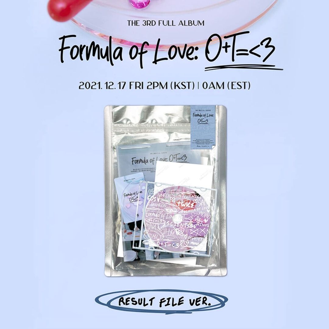 TWICE | Formula of Love: O+T=＜3 | Result File Version | CD