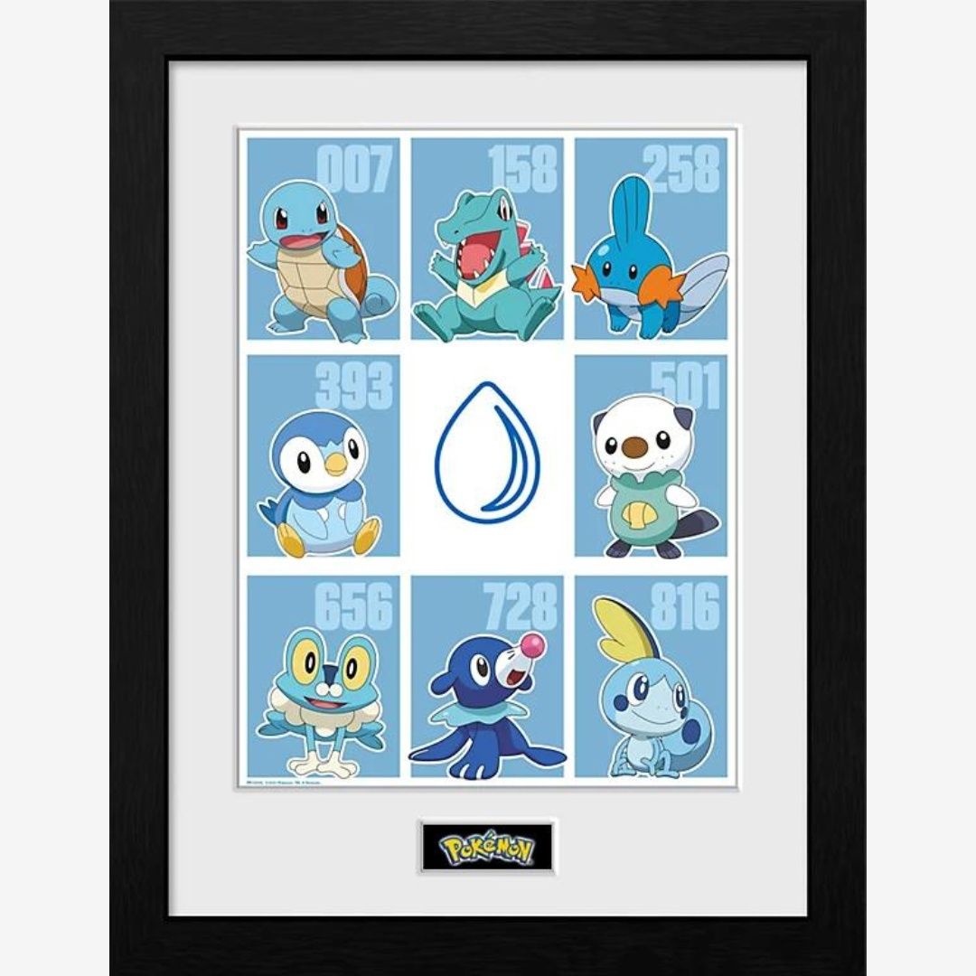 Pokemon First Partners Water Collector Print