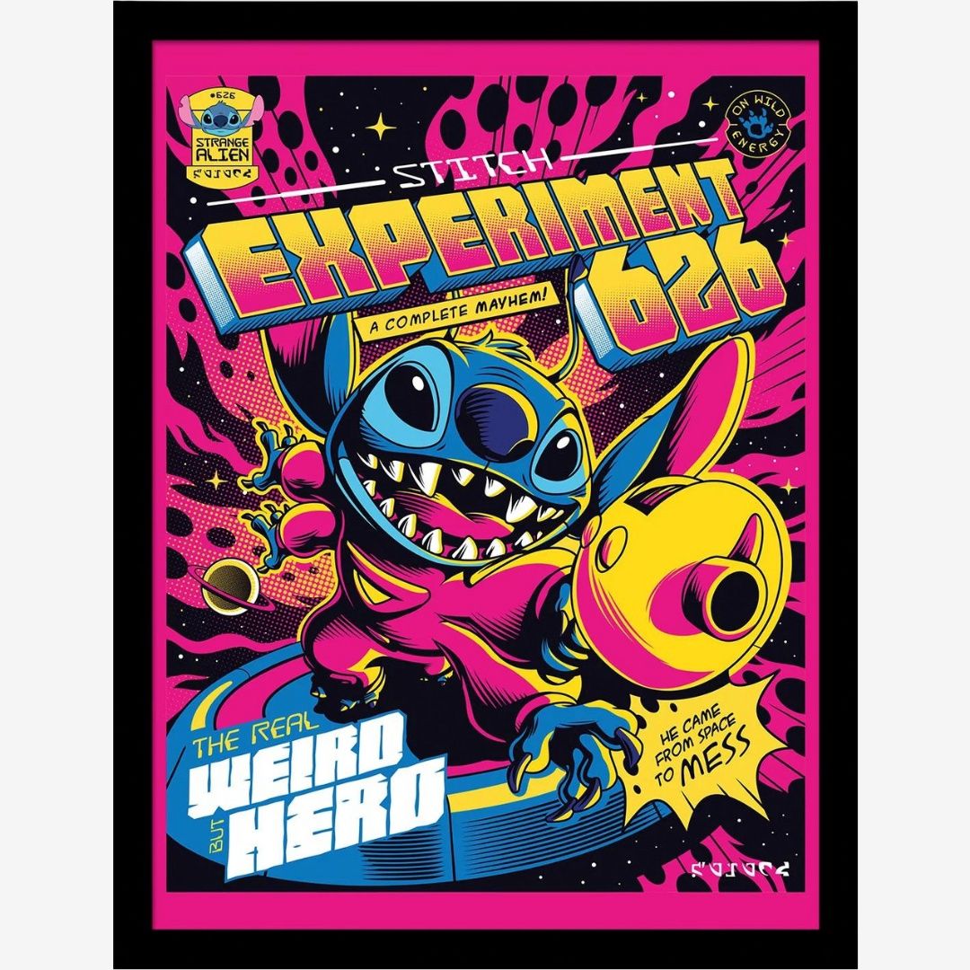 Stitch (Stitch Comic 4) Collector Print (Framed)