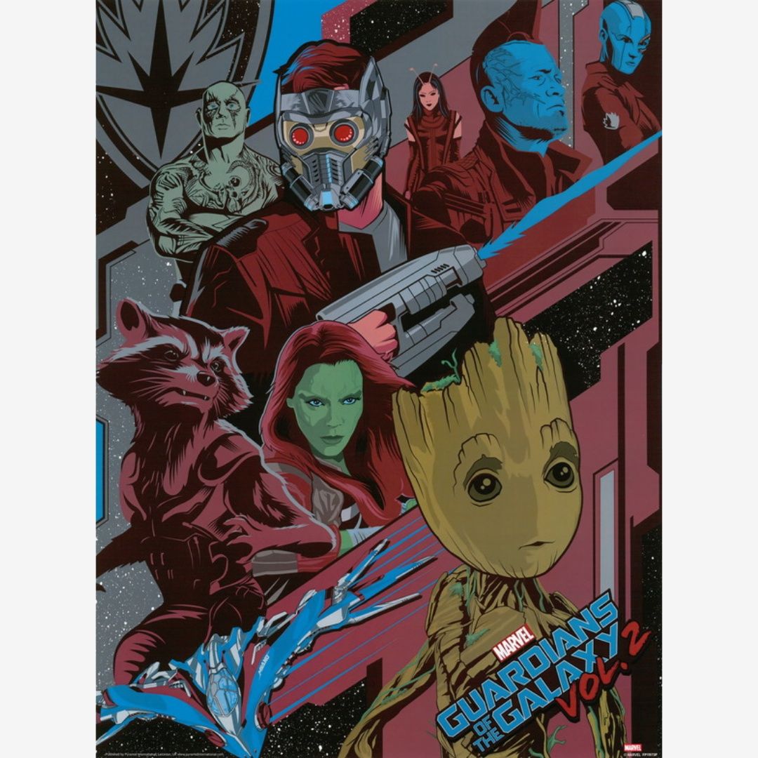 Guardians Of The Galaxy Vol. 2 (Galactic) Framed Print