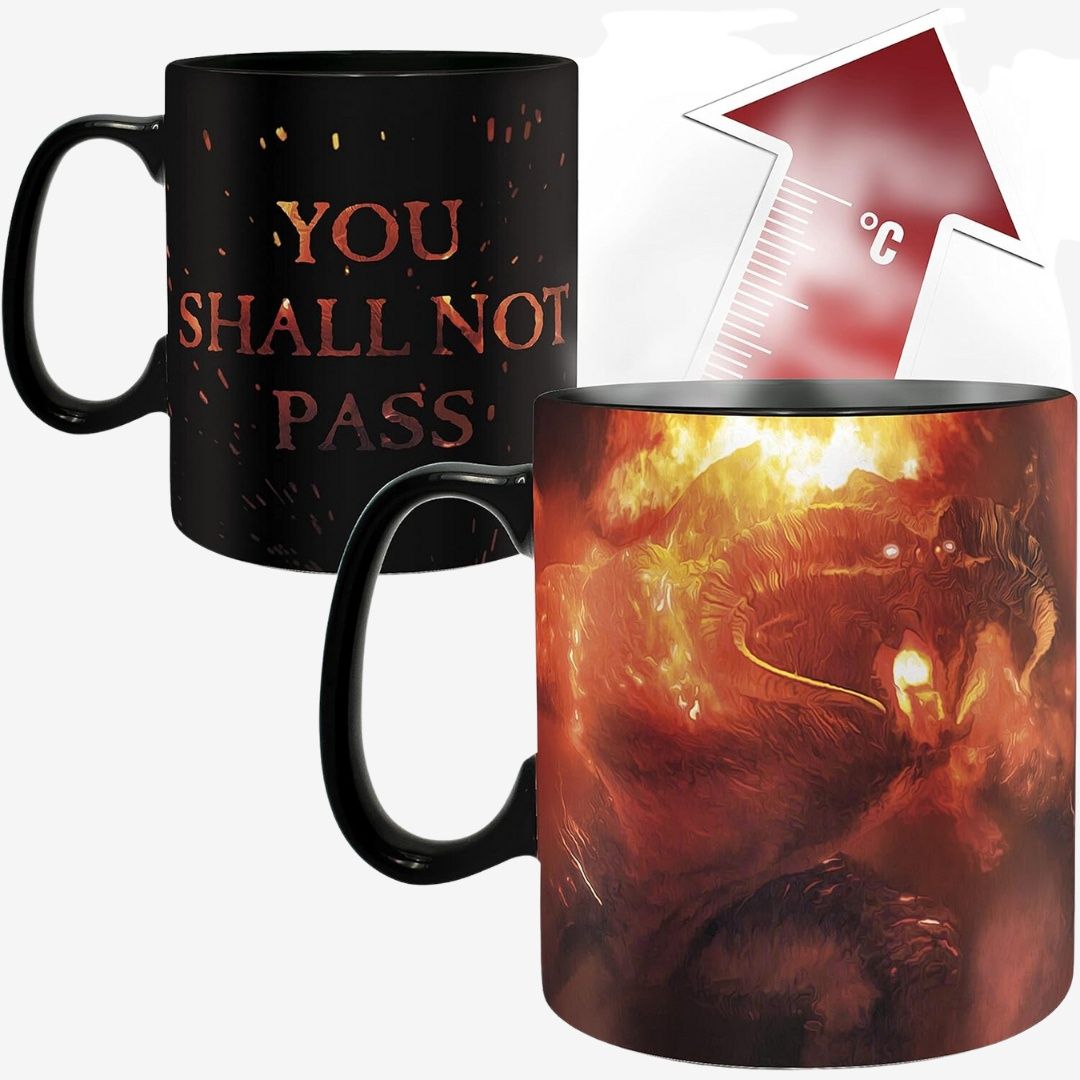King Size Lord Of The Rings You Shall Not Pass Heat Change Mug