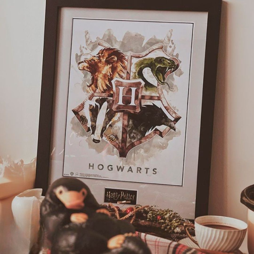 Harry Potter Hogwarts Watercolour Framed Print
