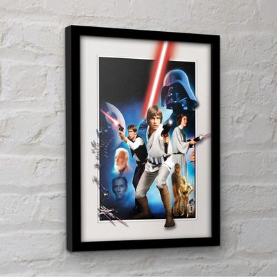 Star Wars (Montage) Breakout Collector Framed Print