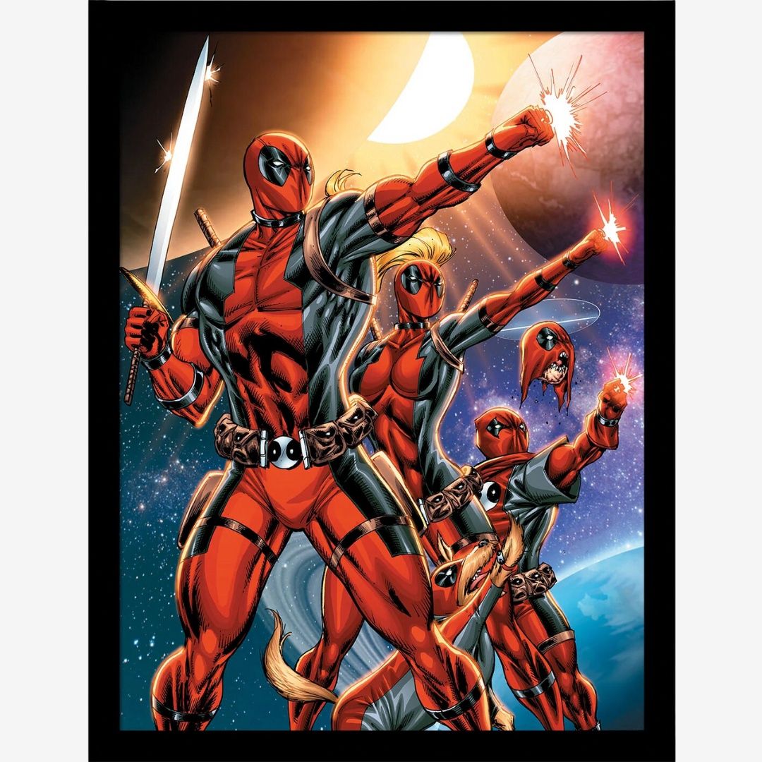 Deadpool (Corps Action Pose) Collector Framed Print