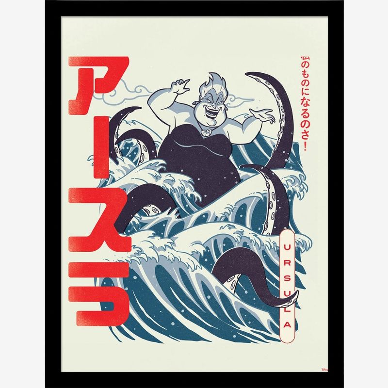Disney Villains (Ursula Wave) Collector Framed Print