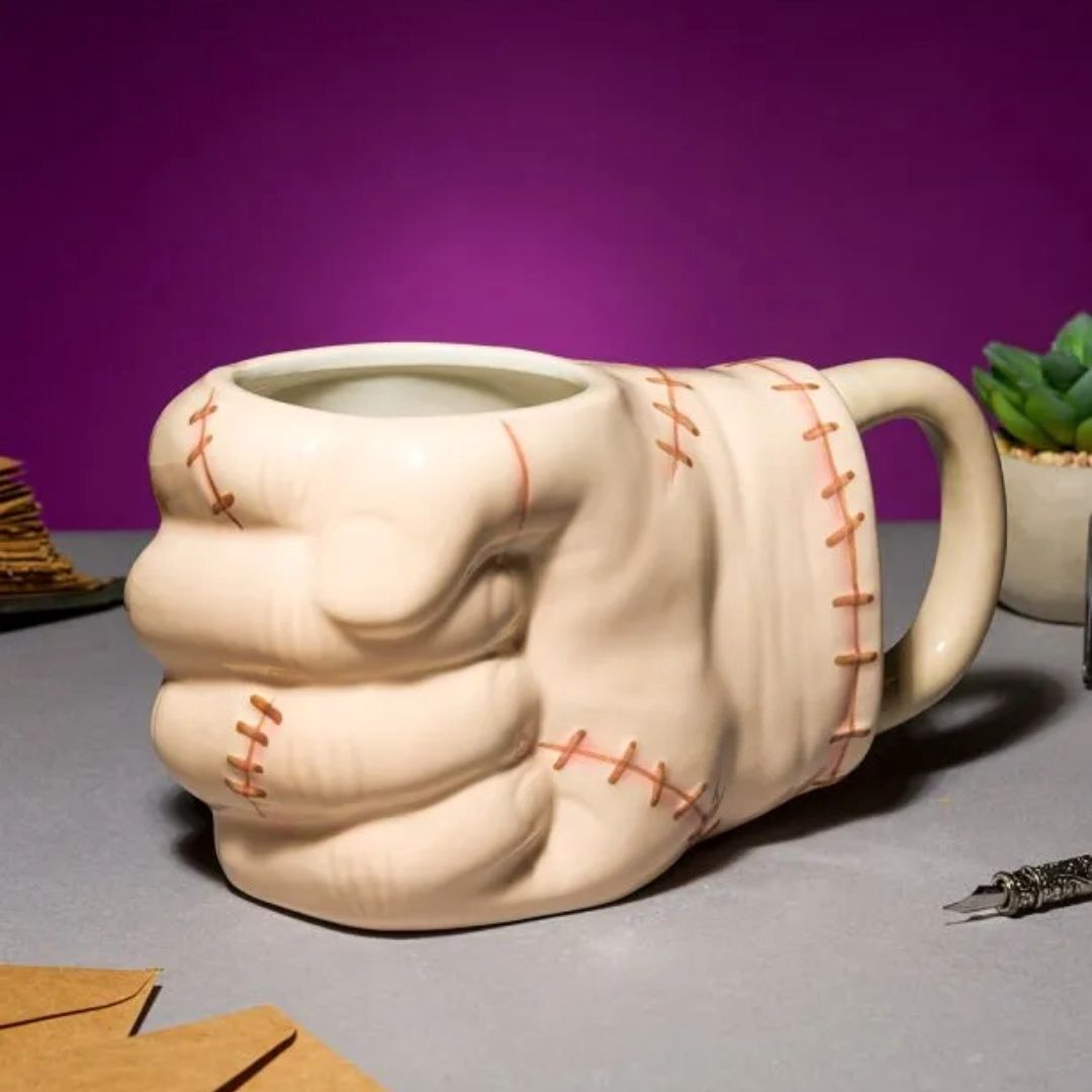 Wednesday Thing Sculpted Mug
