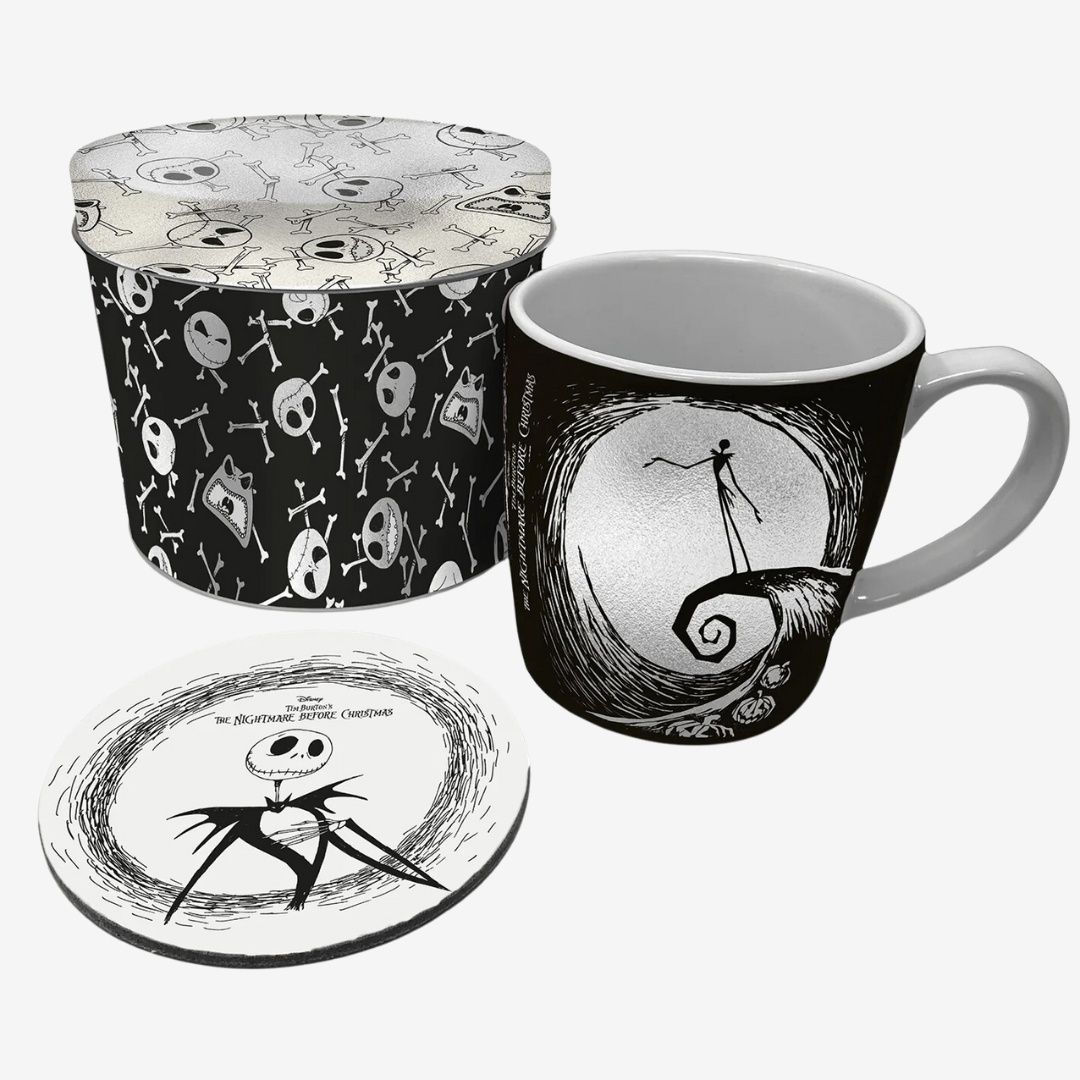 The Nightmare Before Christmas Mug &amp; Coaster Tin Gift Set
