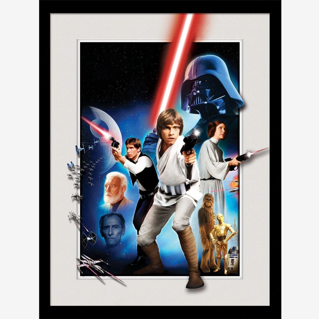 Star Wars (Montage) Breakout Collector Framed Print