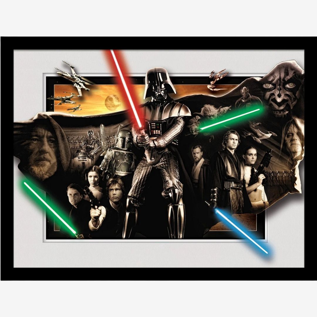 Star Wars (Vader Cloak) Breakout Collector Framed Print