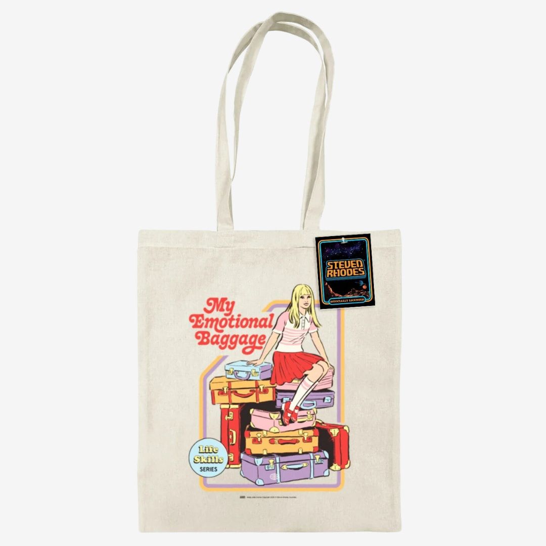 Steven Rhodes (My Emotional Baggage) Natural Tote Bag