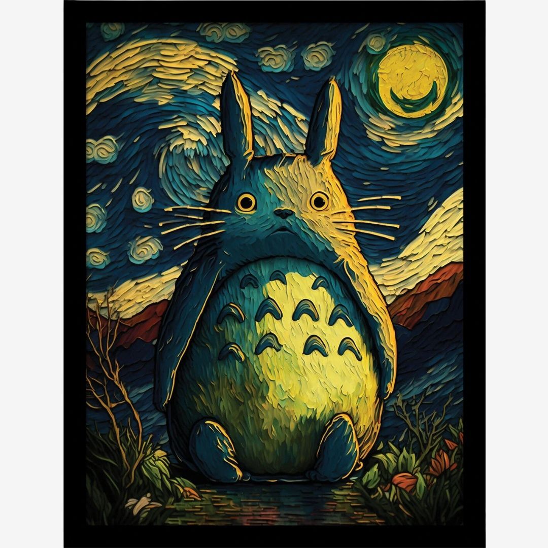 Ada Ingram (Totoro Night) Collector Framed Print