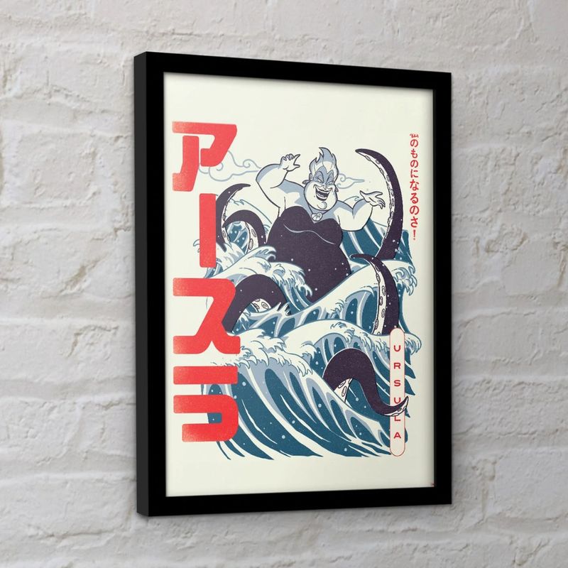 Disney Villains (Ursula Wave) Collector Framed Print