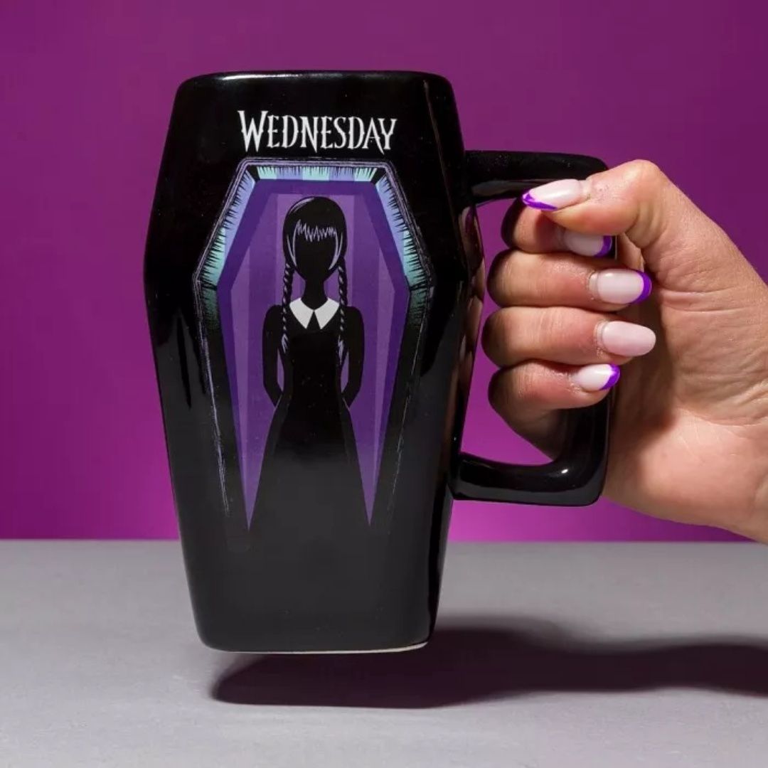 Wednesday Coffin Shaped Mug