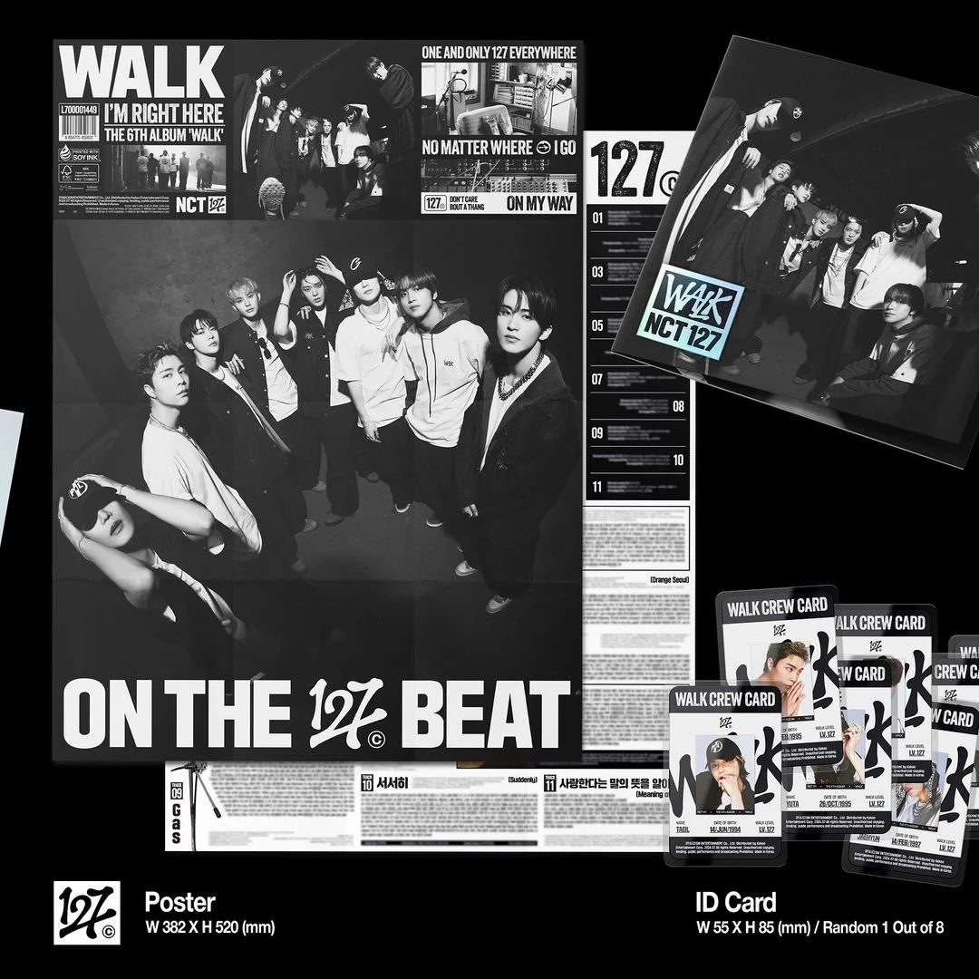 NCT 127 | Walk | Poster Version | CD