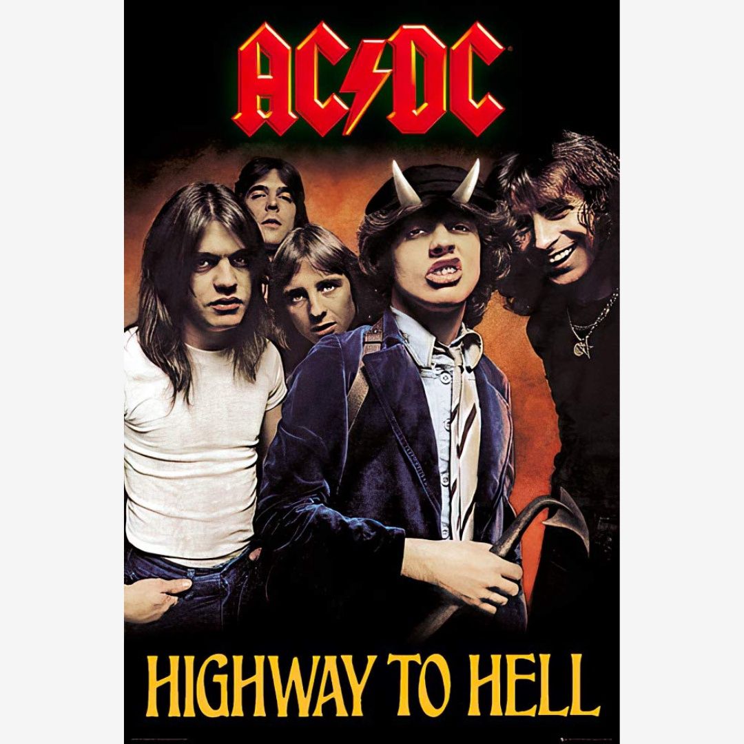 AC/DC Highway To Hell Maxi Poster (A6)