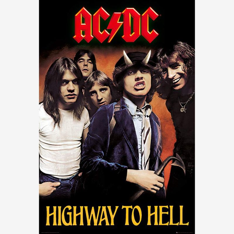AC/DC Highway To Hell Maxi Poster (A6)