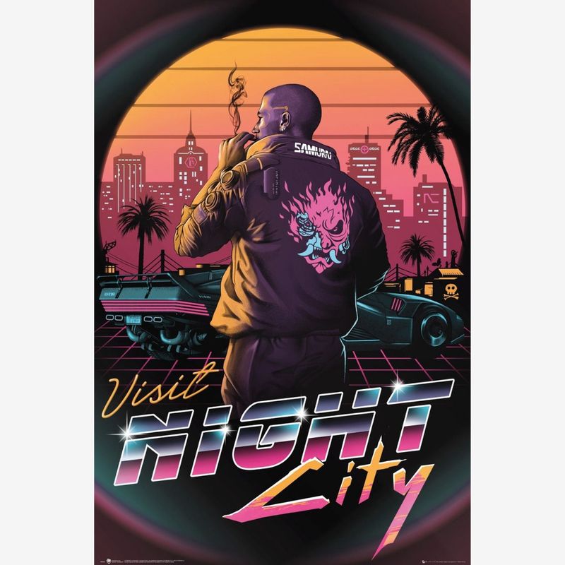 Cyberpunk Visit Night City Maxi Poster (A15)