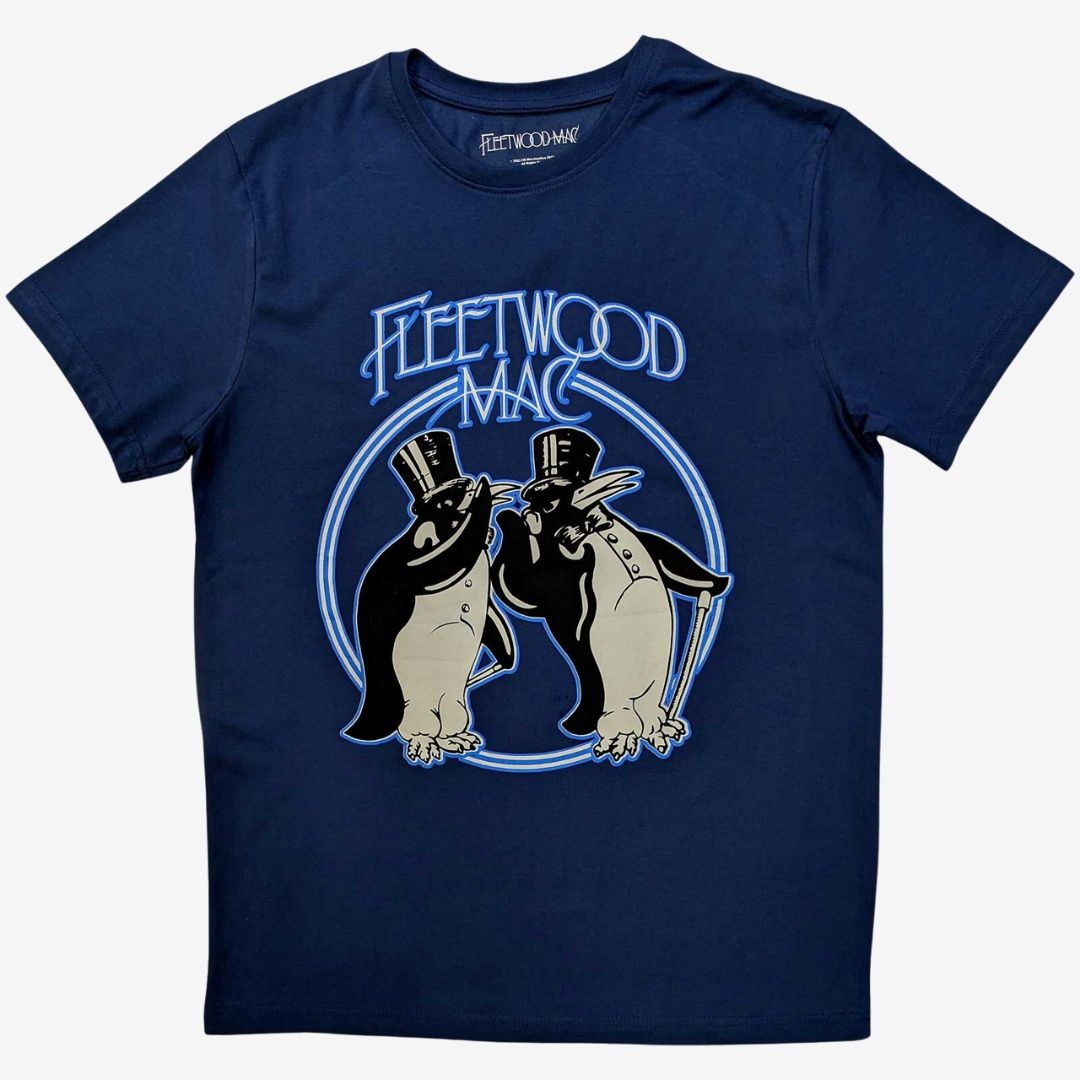Fleetwood Mac Unisex T-Shirt: Penguins, Size: Small