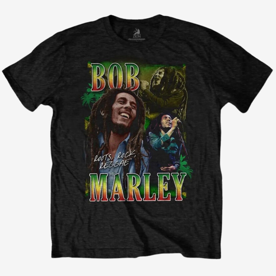 Bob Marley Unisex T-Shirt: Roots, Rock, Reggae Homage, Size: Small