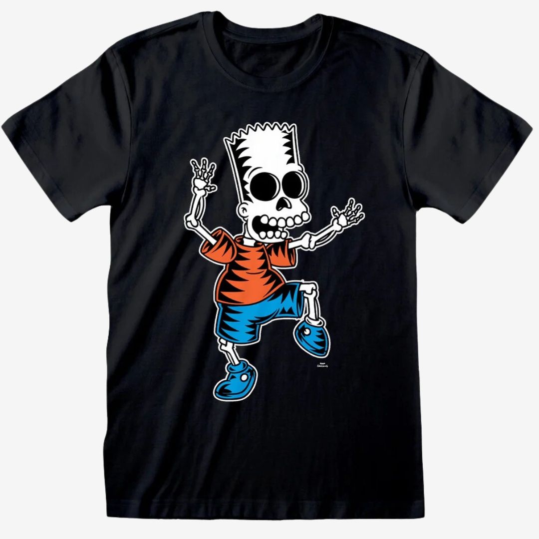 The Simpsons Skeleton Bart Shirt, Size: Small