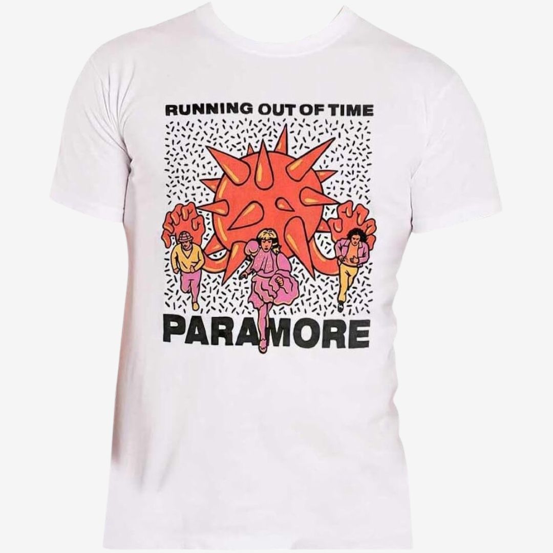 Paramore Unisex T-Shirt: Running Out Of Time, Size: Small